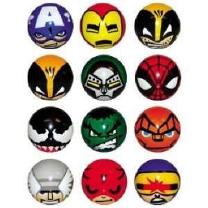  Avengers and Other Marvel Superhero Figures Soft Foam Ball 