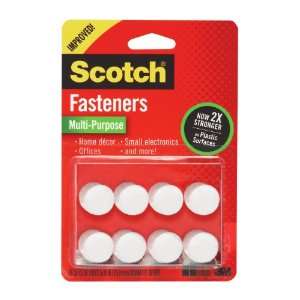  Scotch Multi Purpose Fasteners, 5/8 x 5/8 Inch, White, 16 