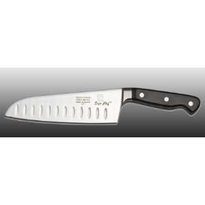 Seven Inch Pro Series Santoku Knife with Hollow Ground Edge  