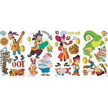 Roommates Jake and the Neverland Pirates Peel & Stick Wall Decals 