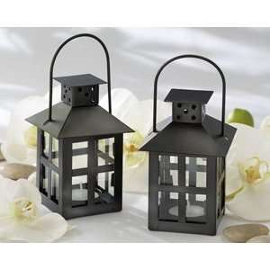  Luminous Black Mini Lantern Tea Light Holder: Home 