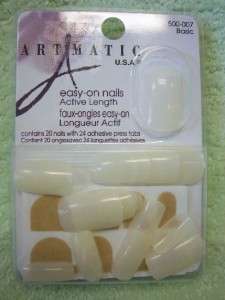 NEW Lot of 4 Packs ARTMATIC # 500 007 Basic Easy On Nails   Active 