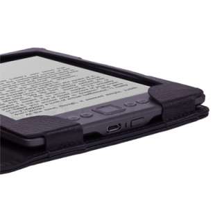  Kindle 4 4TH 4 Gen LED Light Lighted Leather Case Cover Black 