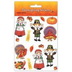 Pilgrim & Turkey Stickers Case Pack 168: Home & Kitchen
