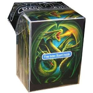   Card Supplies   Deck Box   Tri Headed Dragon (100L ANG): Toys & Games
