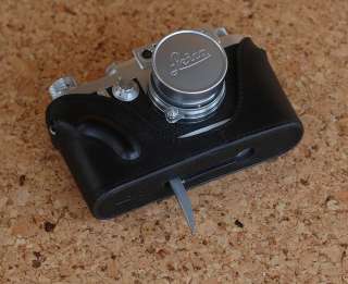   leather half case for leica iiif iiig camera with leicavit the case