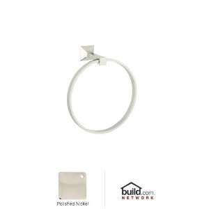  Rohl VIN4PN Polished Nickel Vincent Wall Mount Towel Ring 