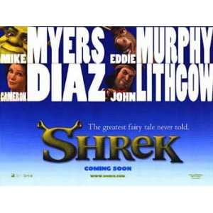 Shrek   Original Advance Movie Poster   12 x 16 