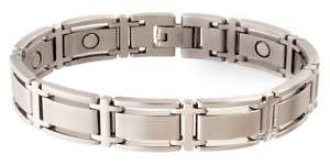 Sabona 347 Executive Symmetry Silver Magnetic Bracelet  