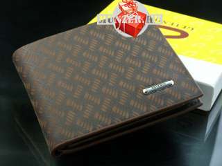   Leather Wallet Pockets Card Clutch Cente Bifold Purse D1109 57  