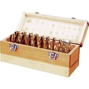   Industrial 2  and 4 Flute Tin End Mill Set   20 Pc.