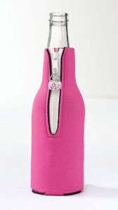 Bow Tie, Wedding Ring, Pink Purse Wedding Bottle Covers  