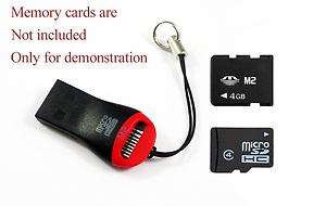MicroSD+M2) 2 in 1 Dual memory Card Reader USB 2.0 up to 16GB  