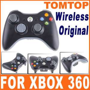 Genuine Microsoft xBox 360 Wireless Controller Black  