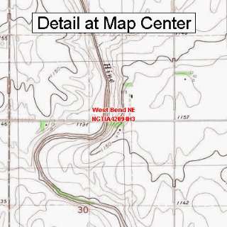   Map   West Bend NE, Iowa (Folded/Waterproof)