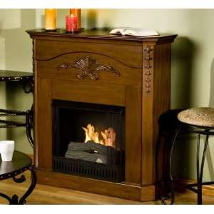  Brown Mahogany Legacy Fireplace