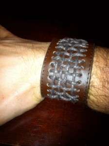 Haunted werewolf leather bracelet actually worn clan B  