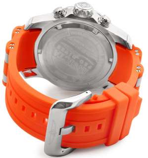   6980 Pro Diver Scuba Orange Rubber Strap Chrono Mens Watch  