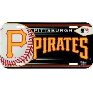   Pirates   Baseball License Plate MLB Pro Baseball: Home & Kitchen