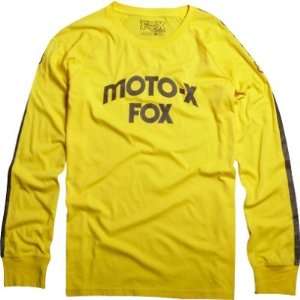 Fox Racing Boys Hall of Fame L/S Knit Yellow M Automotive
