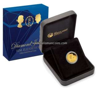 Australia 2012 Queen Elizabeth II Diamond Jubilee 60th $25 Pure Gold 