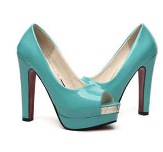   Elegant OL High Heels Open Toe Platform Pumps Shoes Sandals Solids 1lk