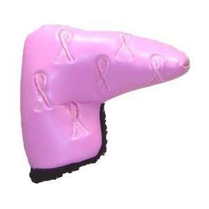  Pink Ribbon Breast Cancer Awareness Putter Cover 