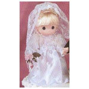  7 Blond Bride Precious Moments Doll 