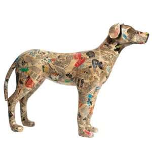  Decoupage Dog, Sculpture