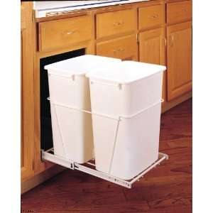  Rev A Shelf 18PB Double Pull Out Waste Container   Full 