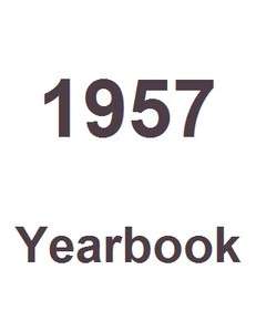 1957 Lanphier High School yearbook   Springfield, IL  
