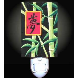  Abstract Bamboo Dream Decorative Night Light