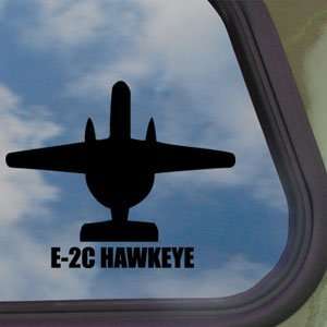  E 2C HAWKEYE Black Decal Military Soldier Window Sticker 