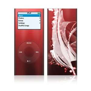 Apple iPod Nano (2nd Gen) Decal Vinyl Sticker Skin   Abstract Feather