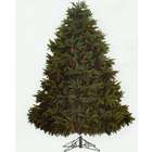 Santas Own 9 Full Fresh Cut Durango Spruce Artificial Christmas Tree 