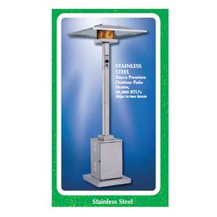 Dayva Premier Natural Gas Patio Heater Stainless Steel 