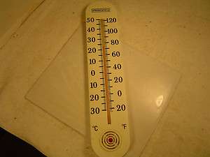 Working 15 Springfield plastic indoor/outdoor thermometer.  