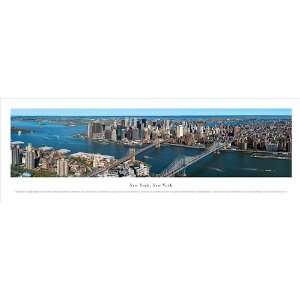  Framed New York, New York Panoramic Picture Photograph 