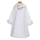 Bonnie Jean Pink Faux Fur Chemise Ruffle Dress Toddler Girls 2T