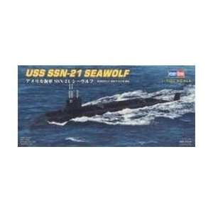  Hobby Boss Easy Build 1/700 Uss Ssn 21 Sea Wolf Sub Toys & Games