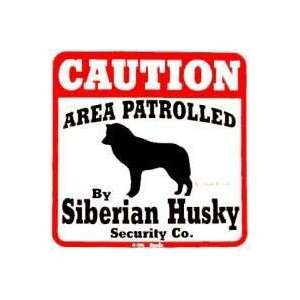  Siberian Husky Security Co Sign Patio, Lawn & Garden