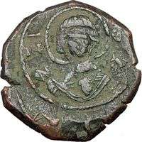 ANDRONICUS I 1183AD Rare Ancient Byzantine Coin VIRGIN  