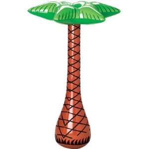   : 28 Inflatable Tropical Palm Tree Hawaiian Luau Decor: Toys & Games