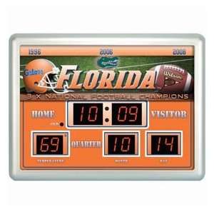    Florida Gators Clock   14x19 Scoreboard