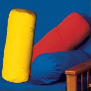  Solid Color Primary   Blue Pillow   Bolster