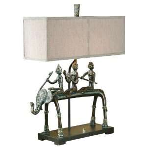 Home Decorators Collection Tamil Musicians Table Lamp 30hx24w Olive 