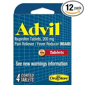  Lil Drugstore Products Advil, 4 Count (Pack of 12) Health 