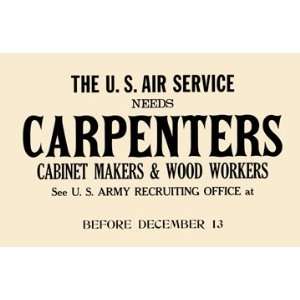  Carpenters, Cabinet Makers & Wood Workers 20x30 Poster 