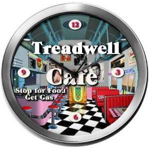   TREADWELL 14 Inch Cafe Metal Clock Quartz Movement
