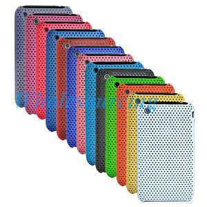 10x Perforated Mesh Hard Back Cover case iPhone 3G 3GS  